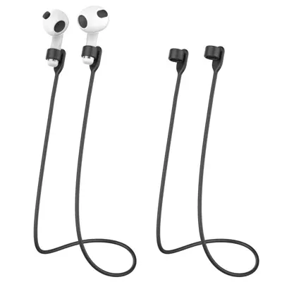 Magnetic Anti-Lost Silicone Lanyard for AirPods & Wireless Earbuds – Sports Running Neck Strap